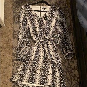 Snake Print Express Dress